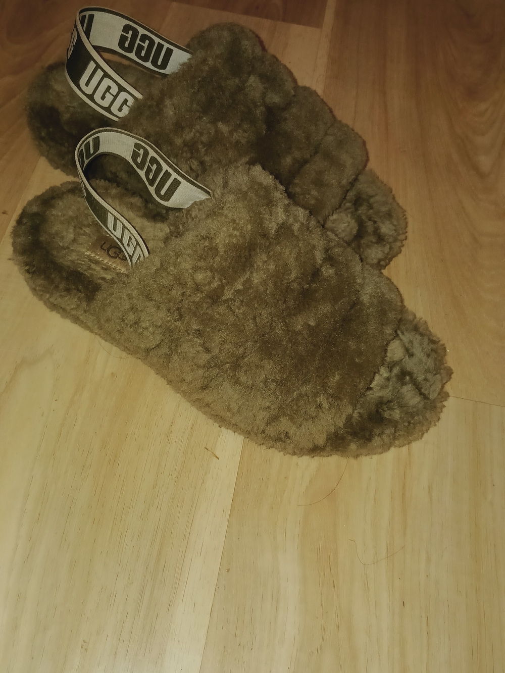 UGG Plush Shearling Interior in Olive Tone